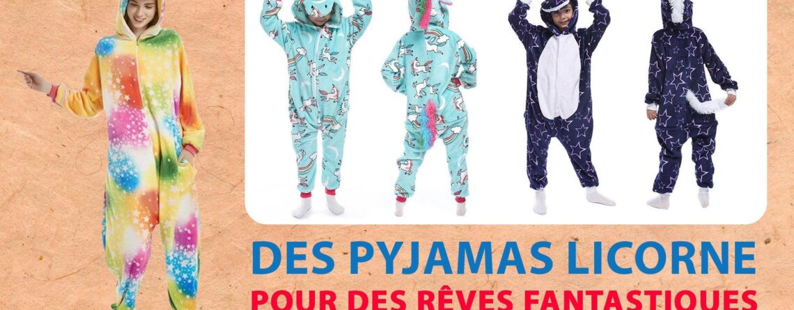 Des pyjamas Licorne pour des rêves fantastiques | LICORNE FASHION