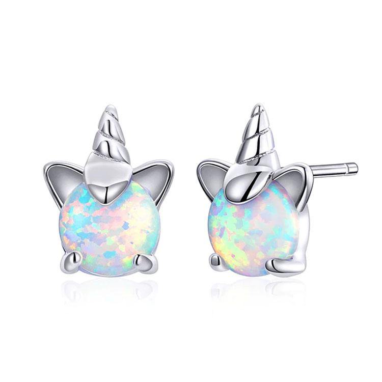 Boucles d'oreilles Licorne Cristal | LICORNE FASHION