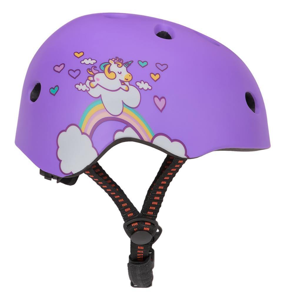 Casque Vélo Licorne Violet Fille | LICORNE FASHION