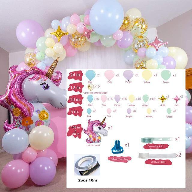 Décoration Anniversaire Licorne Set Balloons | LICORNE FASHION