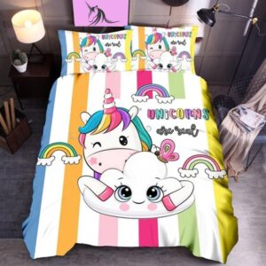 Housse de couette Licorne Nuage | LICORNE FASHION