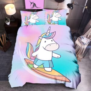 Housse de couette Licorne Surf | LICORNE FASHION