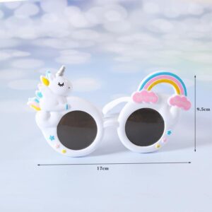 Lunettes Licorne Birthday Blanc | LICORNE FASHION