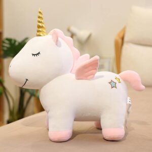 Peluche Licorne Câlin Blanc | LICORNE FASHION