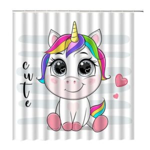 Rideau de Douche Licorne Cute | LICORNE FASHION