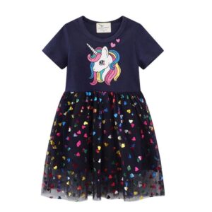 Robe Licorne Coeurs d'été | LICORNE FASHION