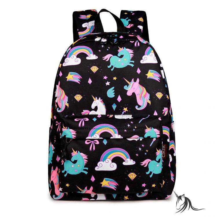 Sac à dos Licorne Écolière Hydrofuge | LICORNE FASHION