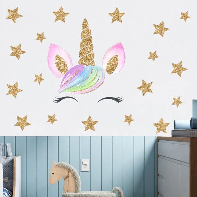 Sticker Licorne Style Paillettes | LICORNE FASHION