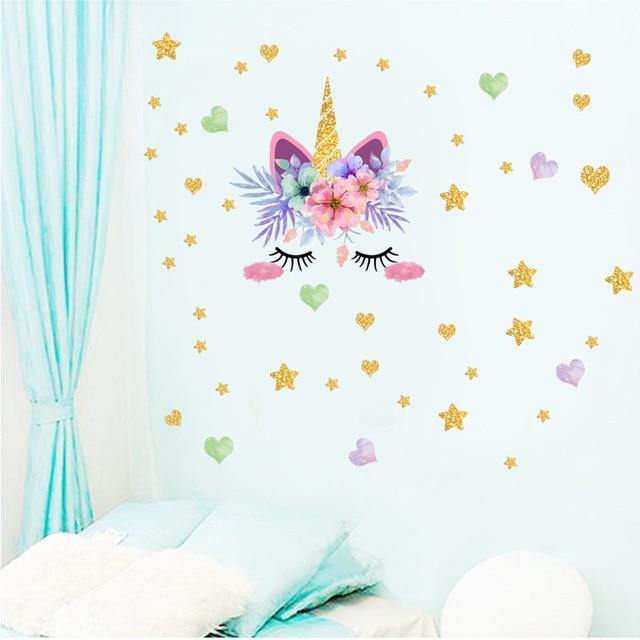 Sticker Licorne Style Paillettes | LICORNE FASHION