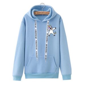 Sweat Licorne Dab Femme Corner Bleu | LICORNE FASHION