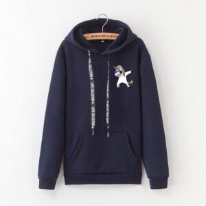 Sweat Licorne Dab Femme Corner Navy | LICORNE FASHION