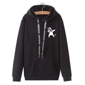 Sweat Licorne Dab Femme Corner Noir | LICORNE FASHION