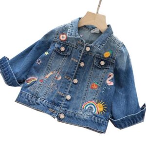 Veste Licorne Denim Fille | LICORNE FASHION