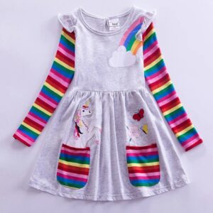 Robe Licorne Arc-d’en-ciel Rainbow