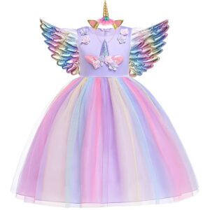 Robe Licorne Arc-d’en-ciel Violet