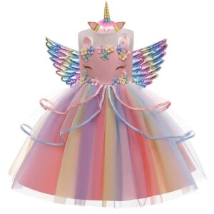 Robe Licorne Tutu Tornade Rose