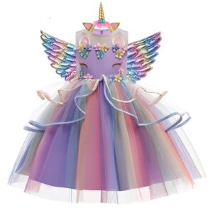 Robe Licorne Tutu Tornade Violet