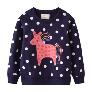 Sweat Licorne Anitala pour fille