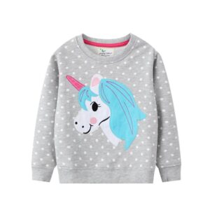 Sweat Licorne Skyblue