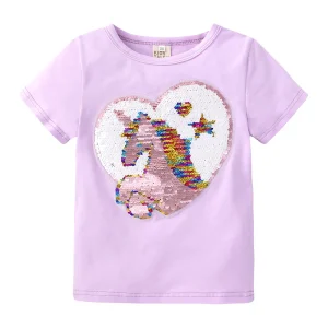 T-shirt Licorne Brodé