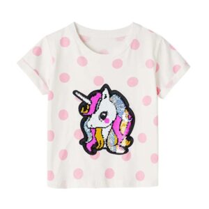 T-shirt Licorne fille Étincelle