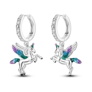 Boucles d’oreilles Licorne Évasion