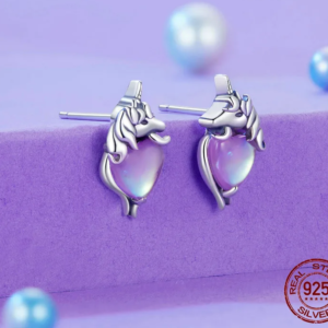 Boucles d’oreilles Licorne Passion