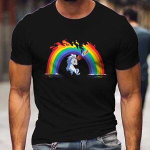 T-shirt Licorne Glamour