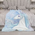Couverture Licorne blue