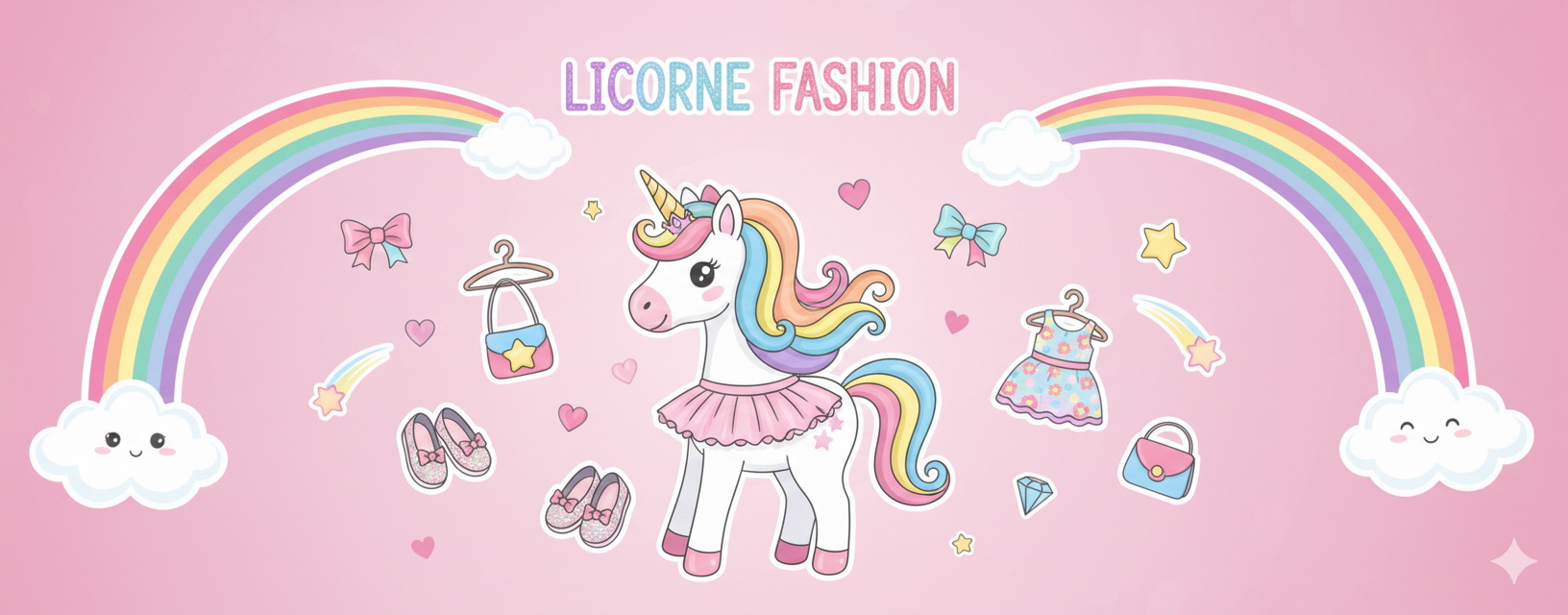 Vêtements et accessoires licornes